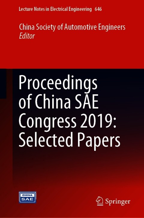 Cover image for book Proceedings of China SAE Congress 2019: Selected Papers