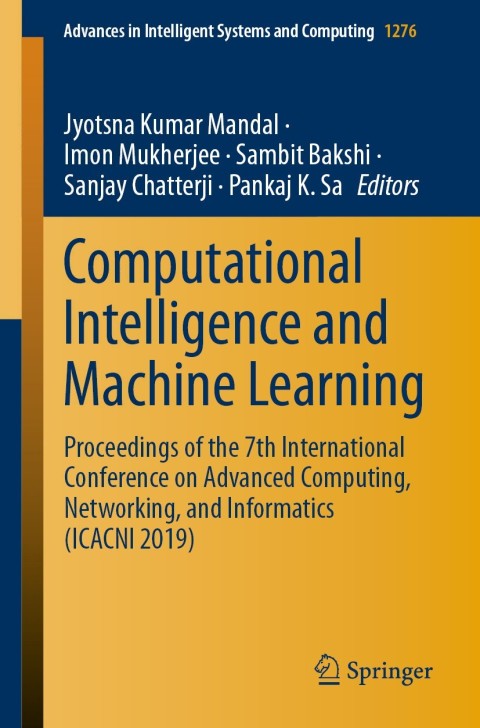 Cover image for book Computational Intelligence and Machine Learning