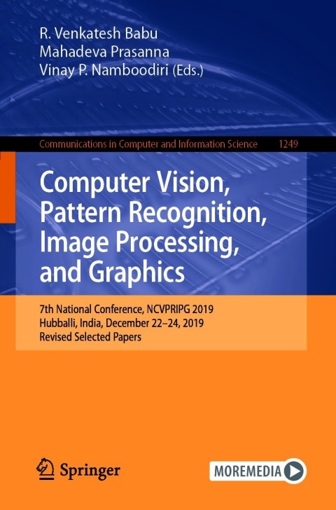 Cover image for book Computer Vision, Pattern Recognition, Image Processing, and Graphics