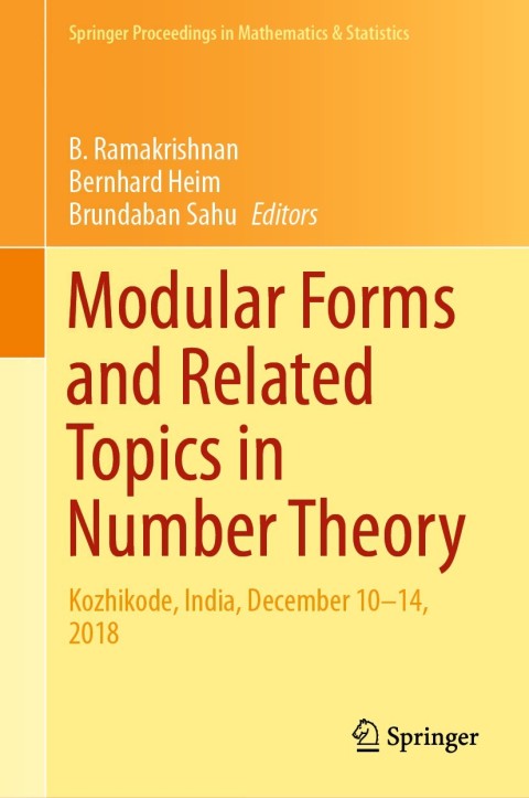 Modular Forms and Related Topics in Number Theory 