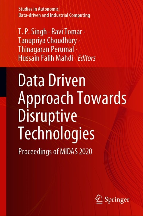 Cover image for book Data Driven Approach Towards Disruptive Technologies