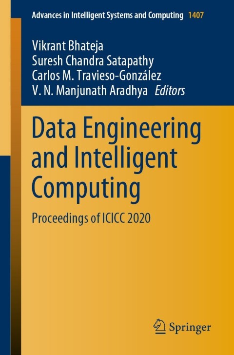 Cover image for book Data Engineering and Intelligent Computing