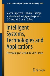 Intelligent Systems, Technologies and Applications | 9789811607295 ...