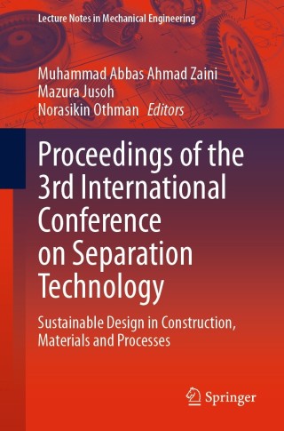 Proceedings of the 3rd International Conference on Separation Technology