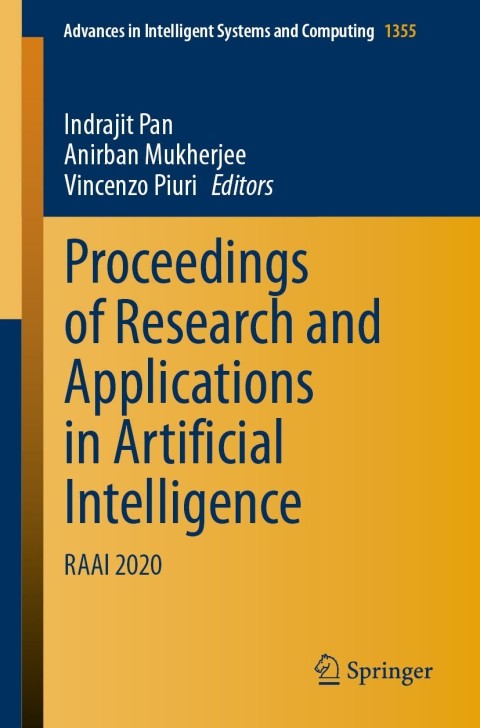 Cover image for book Proceedings of Research and Applications in Artificial Intelligence