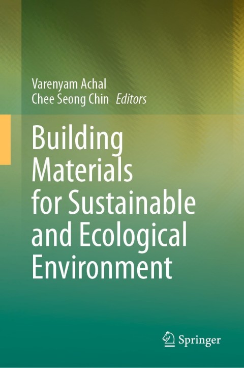 Cover image for book Building Materials for Sustainable and Ecological Environment