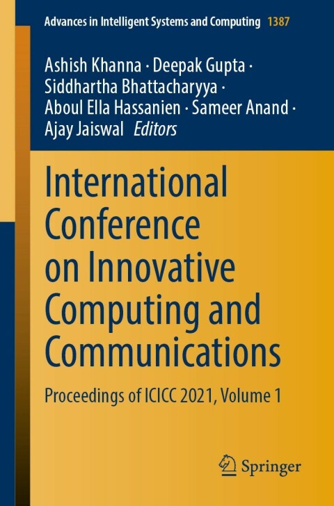 Cover image for book International Conference on Innovative Computing and Communications