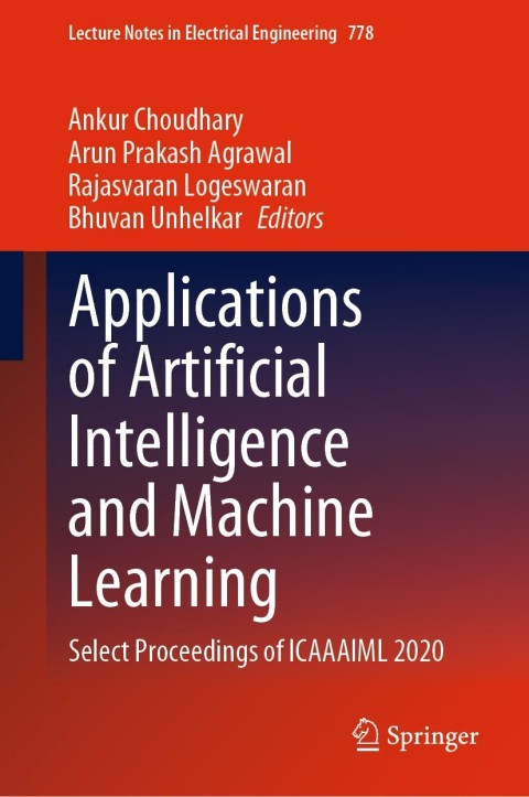 Cover image for book Applications of Artificial Intelligence and Machine Learning
