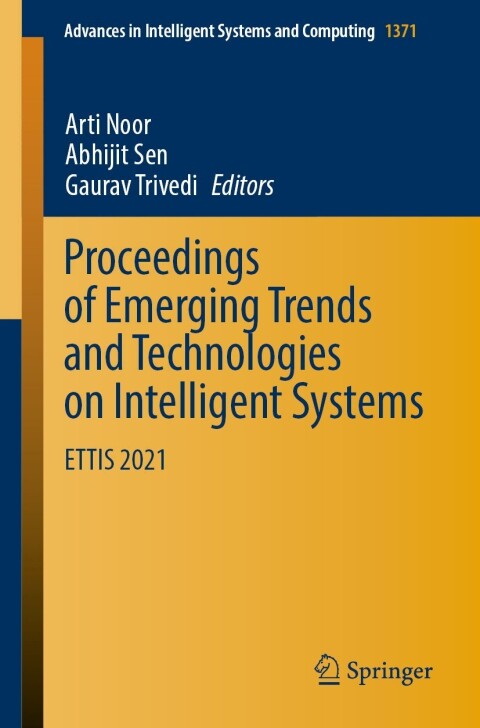 Cover image for book Proceedings of Emerging Trends and Technologies on Intelligent Systems