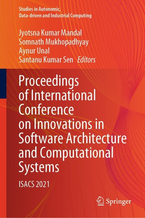 Cover image for book Proceedings of International Conference on Innovations in Software Architecture and Computational Systems