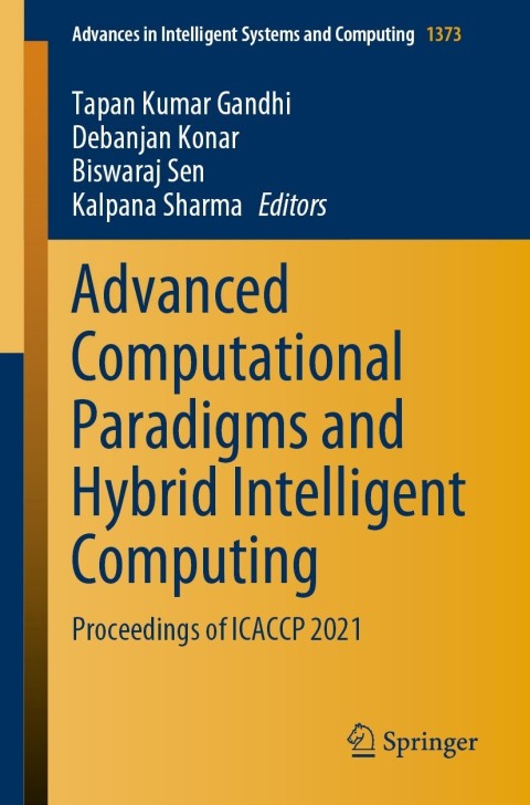 Cover image for book Advanced Computational Paradigms and Hybrid Intelligent Computing