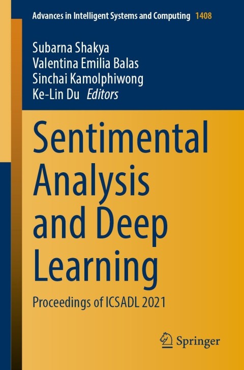Cover image for book Sentimental Analysis and Deep Learning