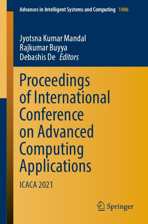 Cover image for book Proceedings of International Conference on Advanced Computing Applications