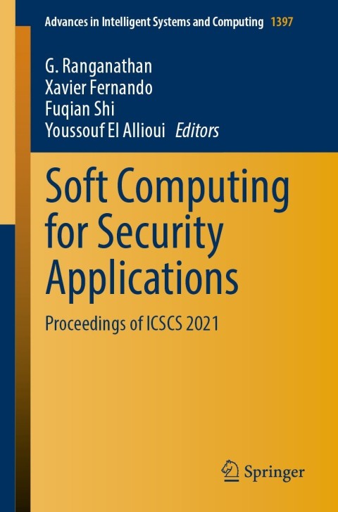 Cover image for book Soft Computing for Security Applications