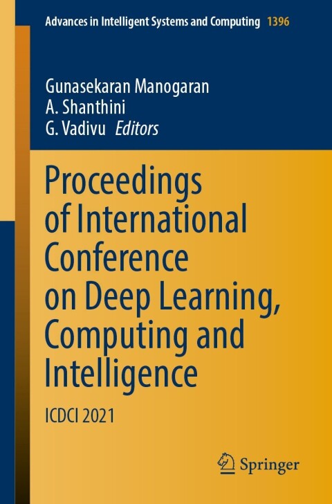 Cover image for book Proceedings of International Conference on Deep Learning, Computing and Intelligence