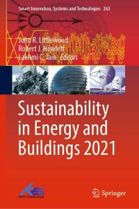 Cover image: Sustainability in Energy and Buildings 2021 9789811662683