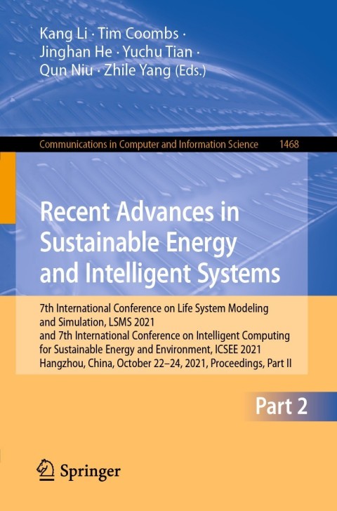 Cover image for book Recent Advances in Sustainable Energy and Intelligent Systems