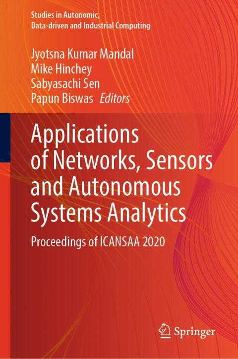 Cover image for book Applications of Networks, Sensors and Autonomous Systems Analytics