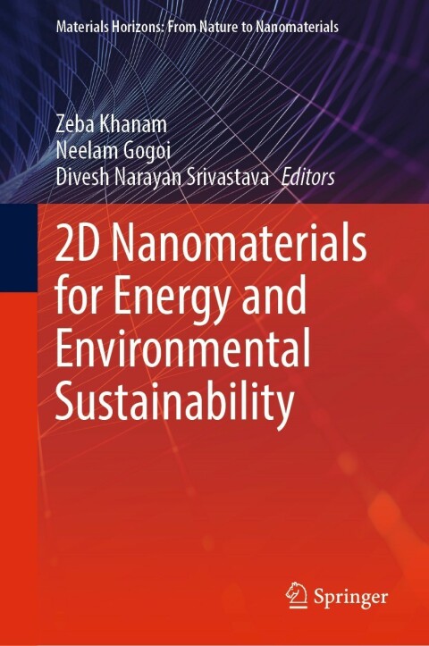 Cover image for book 2D Nanomaterials for Energy and Environmental Sustainability