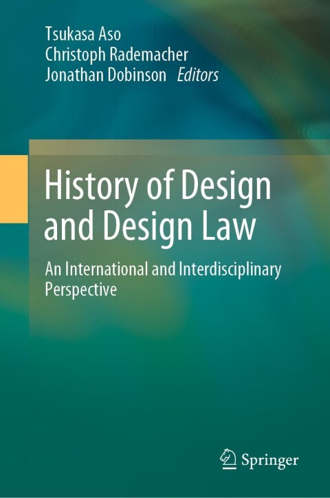 Cover image for book History of Design and Design Law