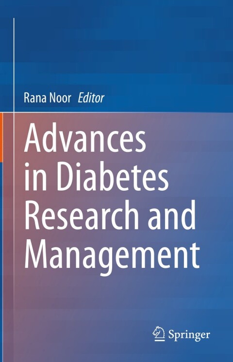 Cover image for book Advances in Diabetes Research and Management