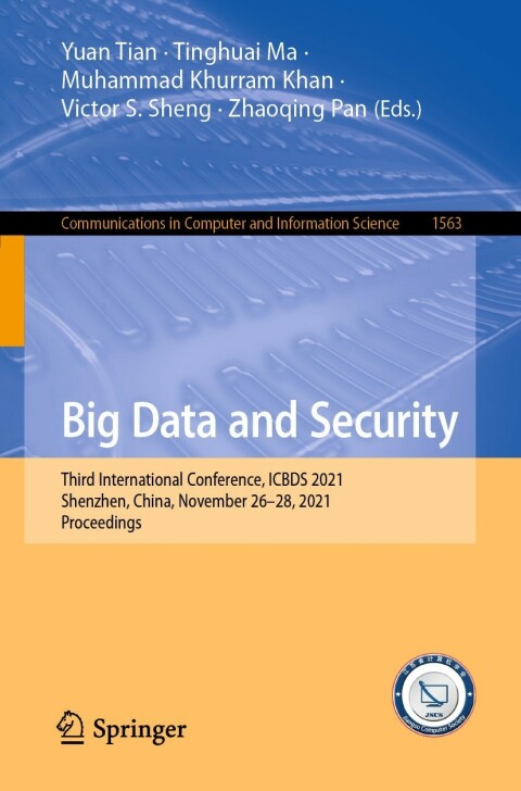 Cover image for book Big Data and Security