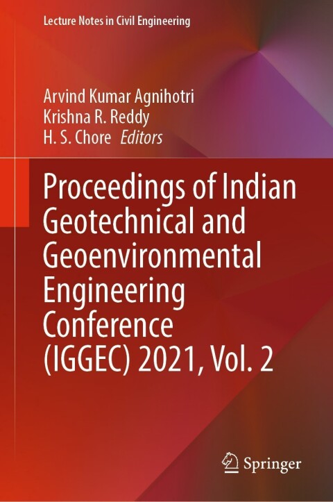 Cover image for book Proceedings of Indian Geotechnical and Geoenvironmental Engineering Conference (IGGEC) 2021, Vol. 2