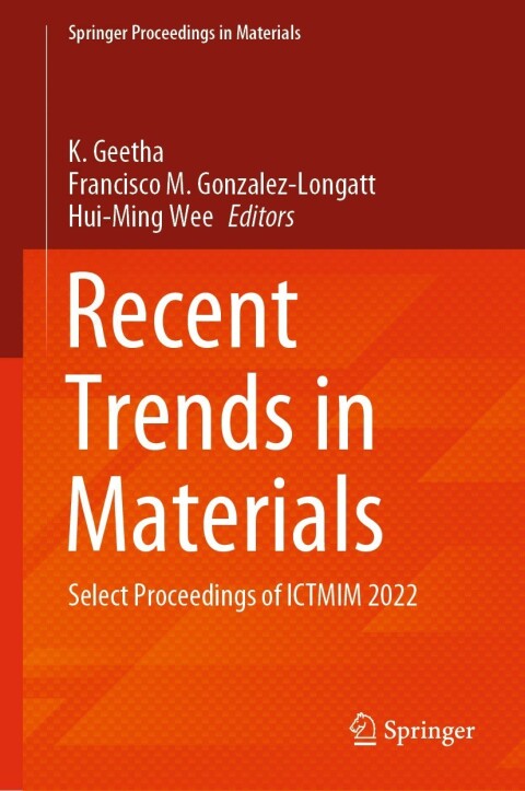 Cover image for book Recent Trends in Materials