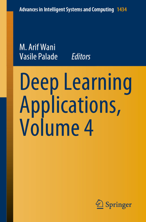 Cover image for book Deep Learning Applications, Volume 4