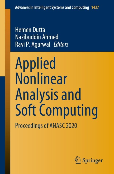 Cover image for book Applied Nonlinear Analysis and Soft Computing