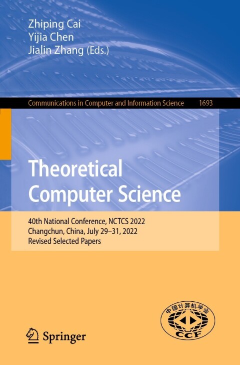Cover image for book Theoretical Computer Science