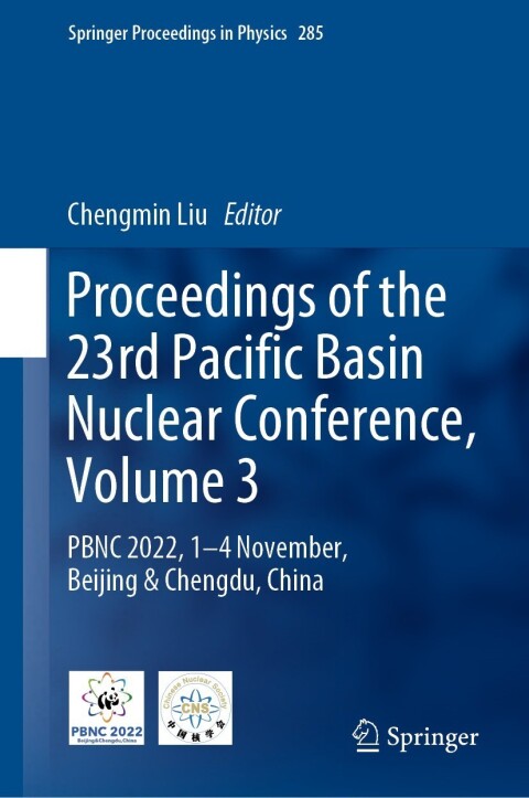 Cover image for book Proceedings of the 23rd Pacific Basin Nuclear Conference, Volume 3
