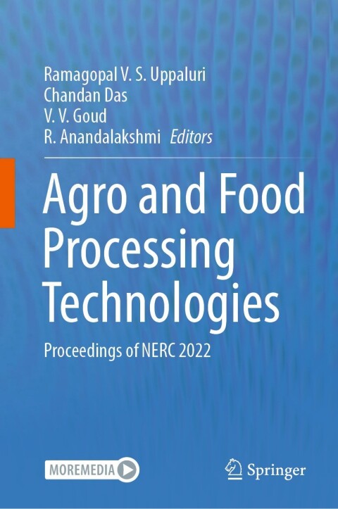 Cover image for book Agro and Food Processing Technologies