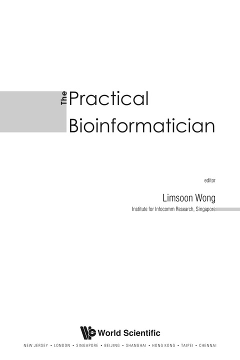 Cover image for book Practical Bioinformatician, The