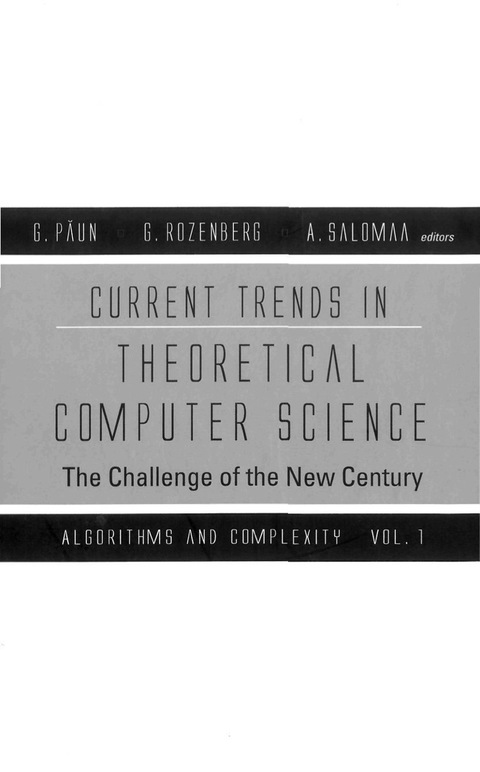 Cover image for book CURRE TREND THEORE COMP SCI (2V)