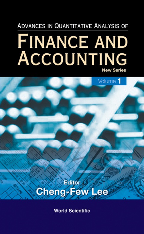 Cover image for book Advances In Quantitative Analysis Of Finance And Accounting - New Series