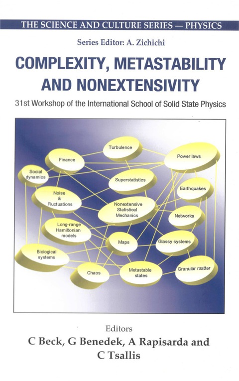 Cover image for book Complexity, Metastability And Nonextensivity - Proceedings Of The 31st Workshop Of The International School Of Solid State Physics