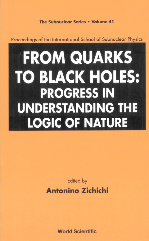 Cover image for book FROM QUARKS TO BLACK HOLES         (V41)