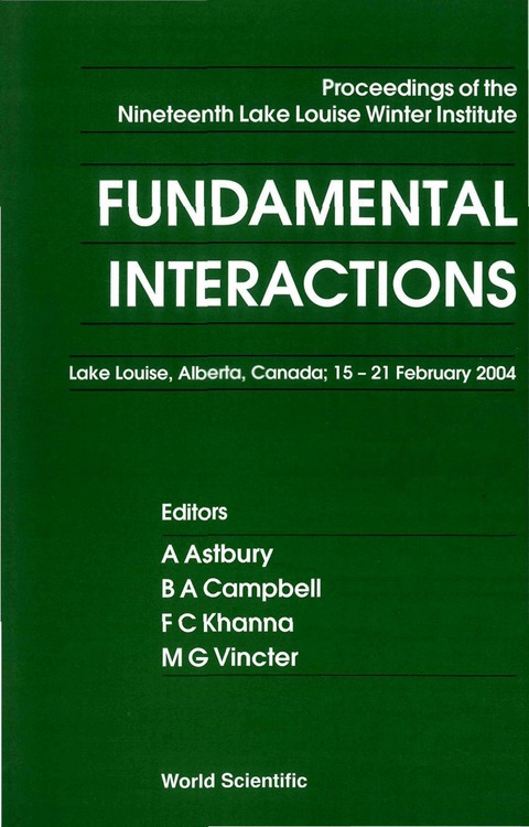 Cover image for book FUNDAMENTAL INTERACTIONS