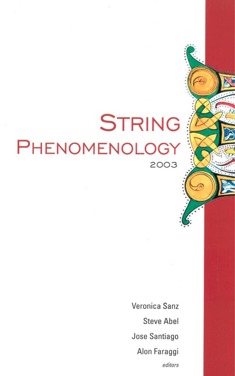 Cover image for book STRING PHENOMENOLOGY 2003