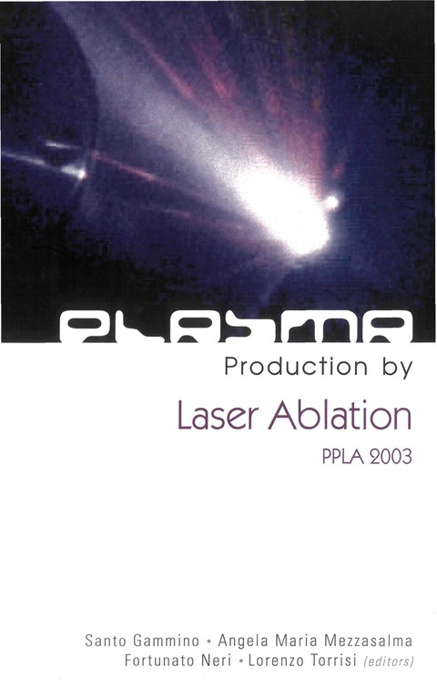 Cover image for book PLASMA PRODUCTION BY LASER ABLATION