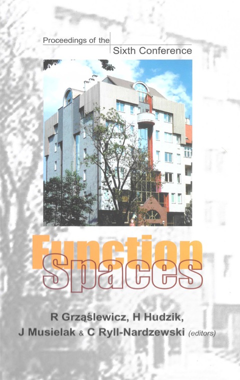 Cover image for book FUNCTION SPACES