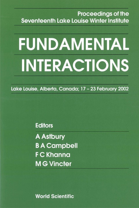 Cover image for book FUNDAMENTAL INTERACTIONS