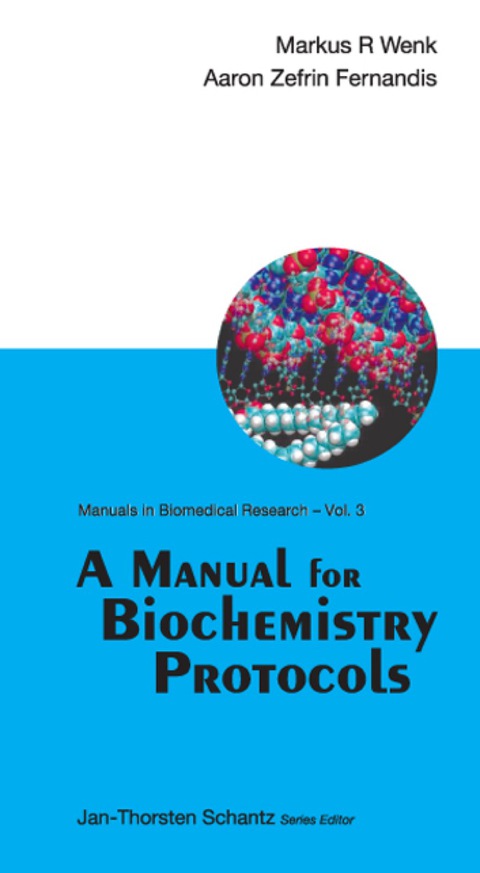 Cover image for book Manual For Biochemistry Protocols, A