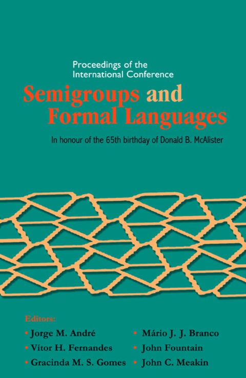Cover image for book SEMIGROUPS & FORMAL LANGUAGES