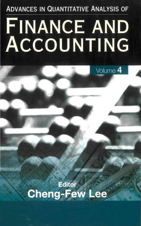 Cover image for book ADV IN QUANT ANALYSIS...(V4)