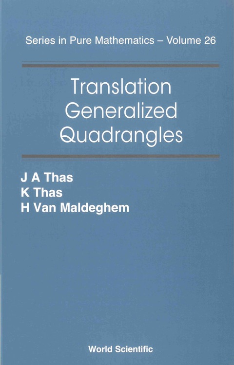 Cover image for book Translation Generalized Quadrangles