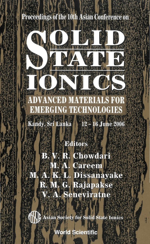 Cover image for book SOLID STATE IONICS