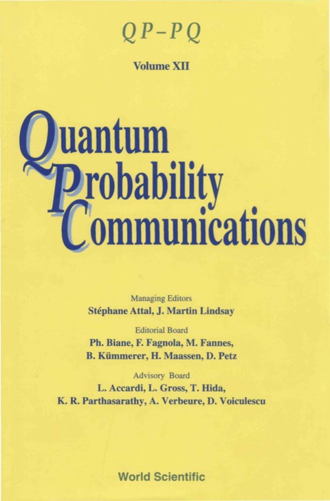 Cover image for book QUANTUM PROBABILITY COMMUN (V12)