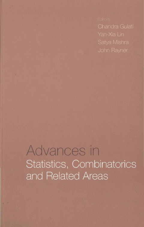 Cover image for book ADV IN STATISTICS, COMBINATORICS &...